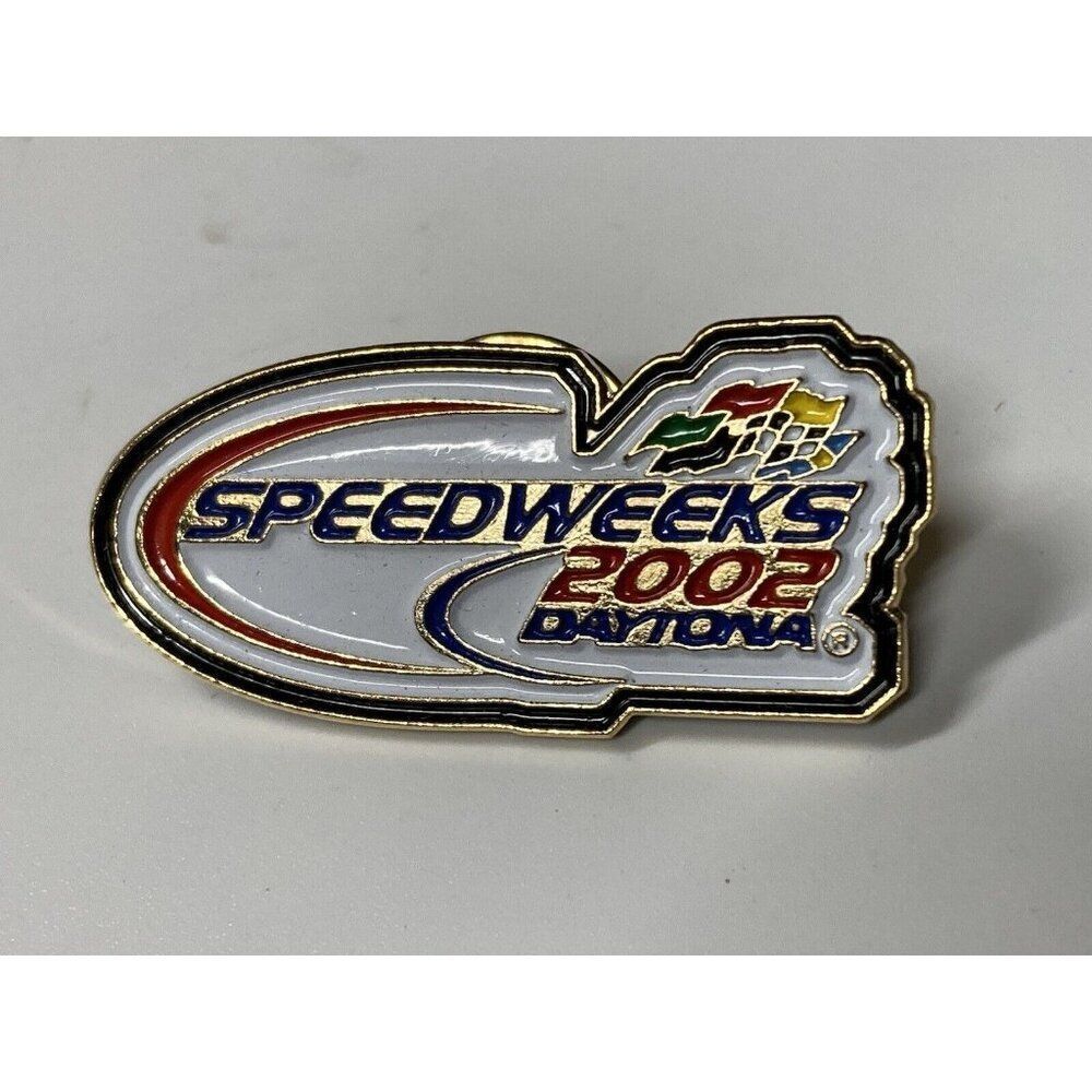 Official Daytona Speedweek 2002 Collectors Hat Lapel Jacket Pin New Nascar